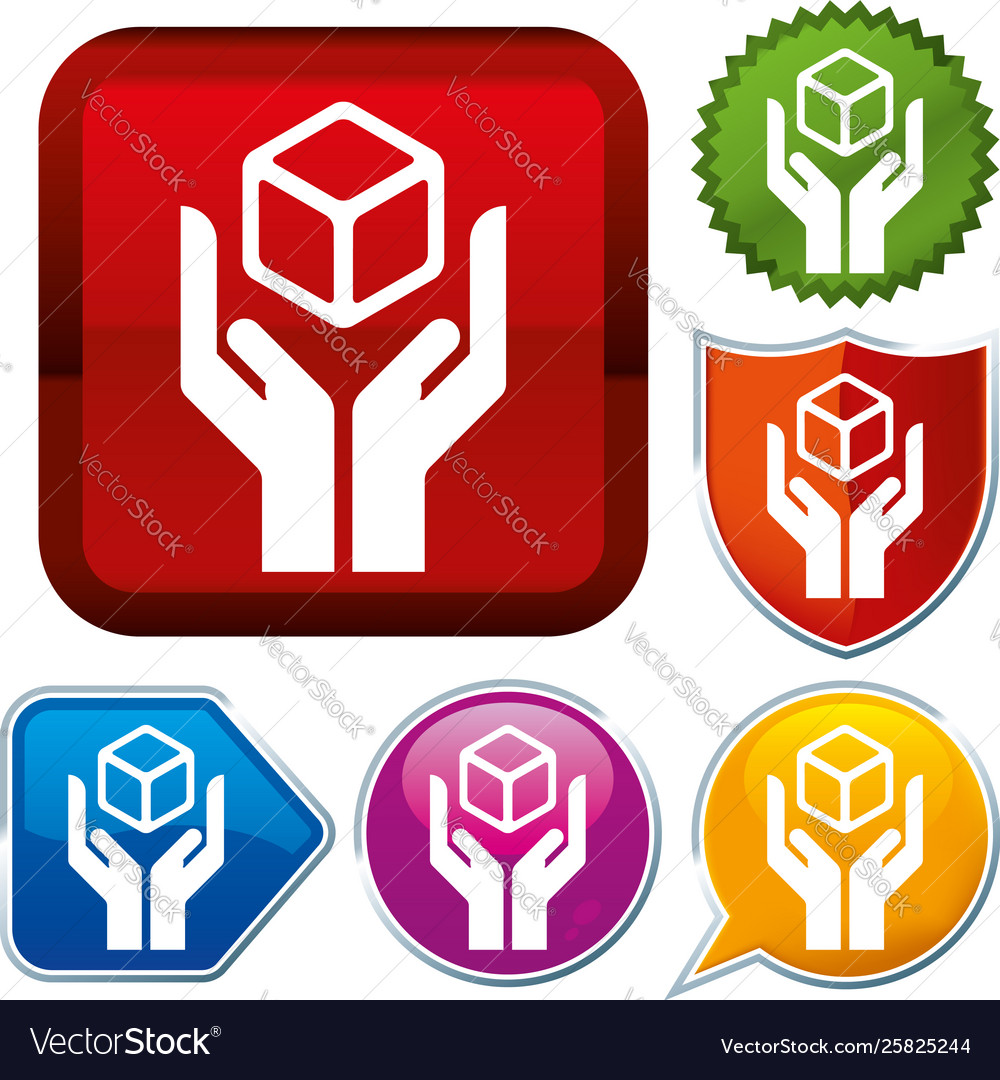 Set shiny icon series on buttons fragile