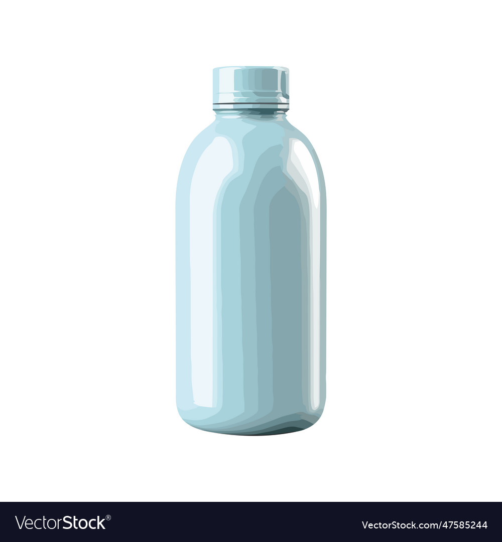 Transparent plastic bottle Royalty Free Vector Image