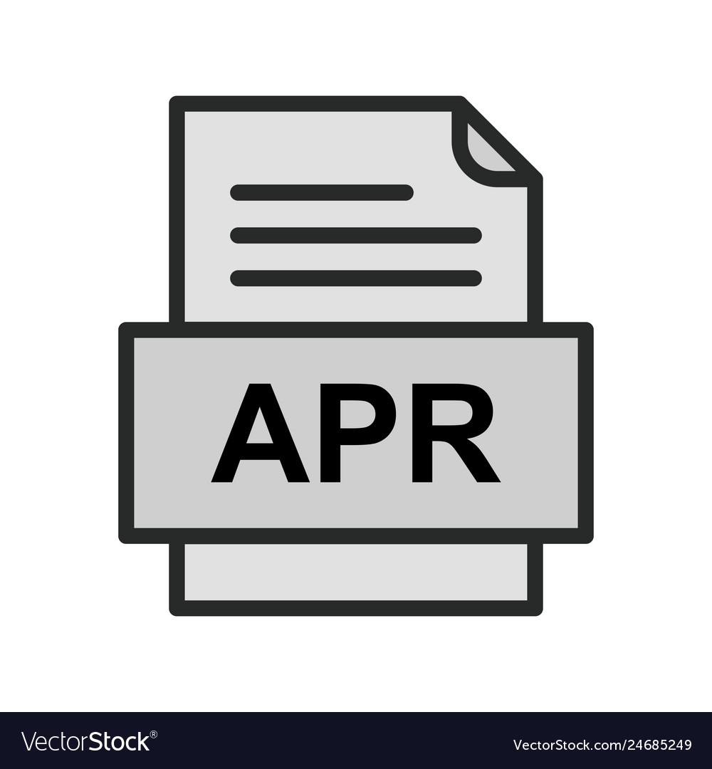 Apr file document icon