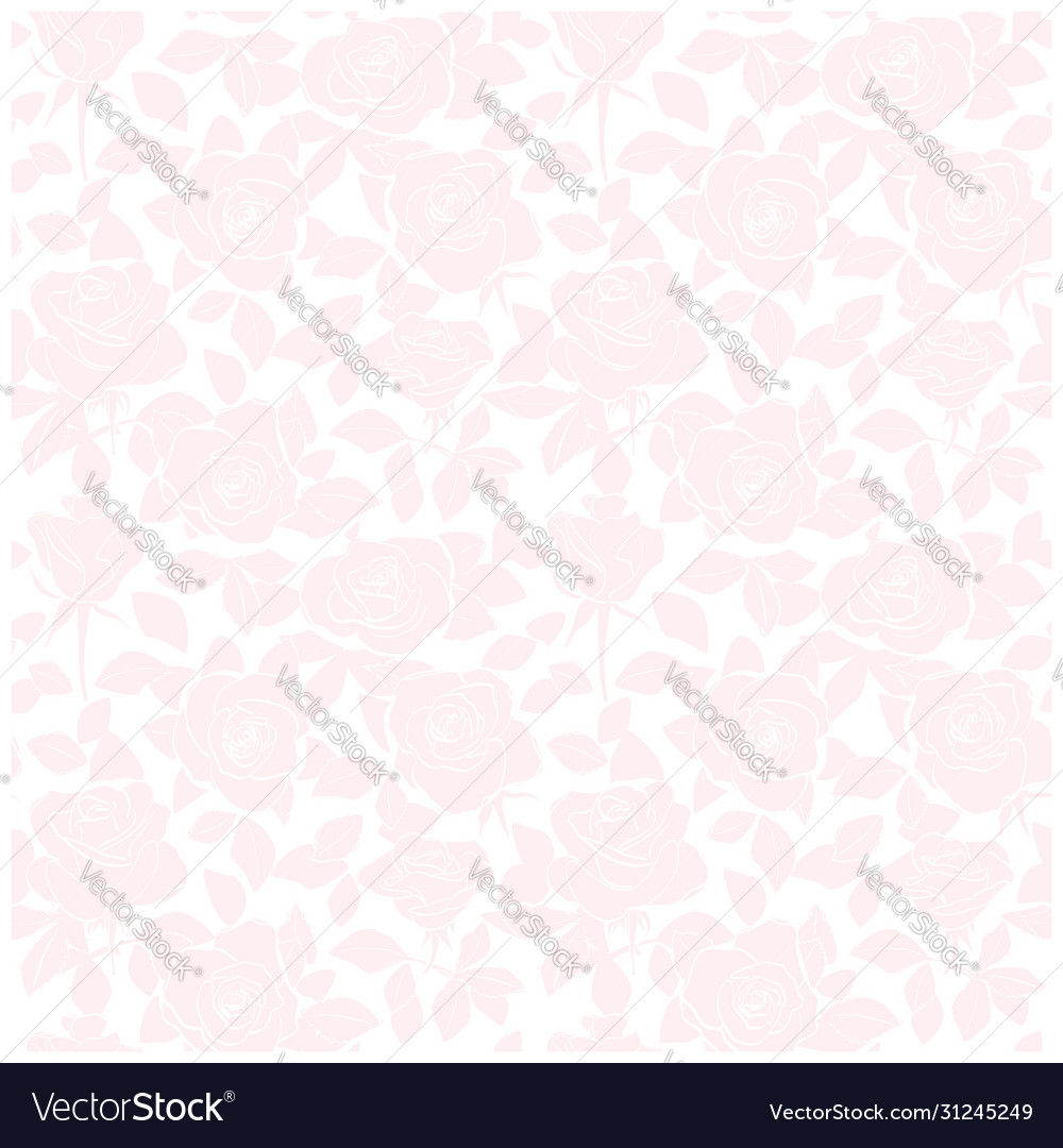 Rosy seamless pattern - background with roses