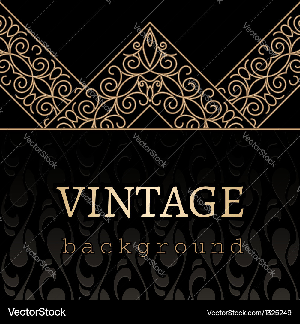 Vintage background Royalty Free Vector Image - VectorStock