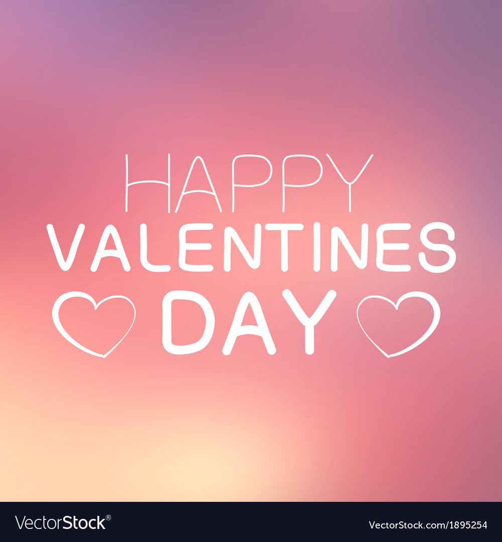 Abstract background with text for st valentines