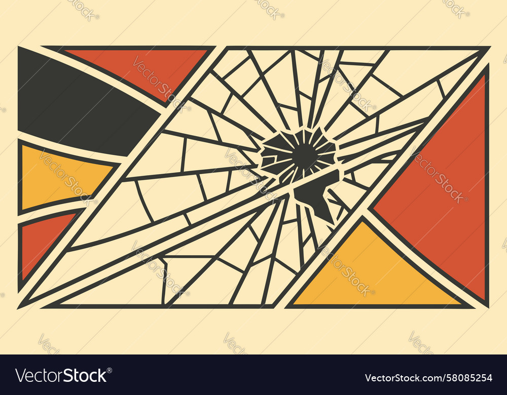 Geometric Spiderweb Pattern
