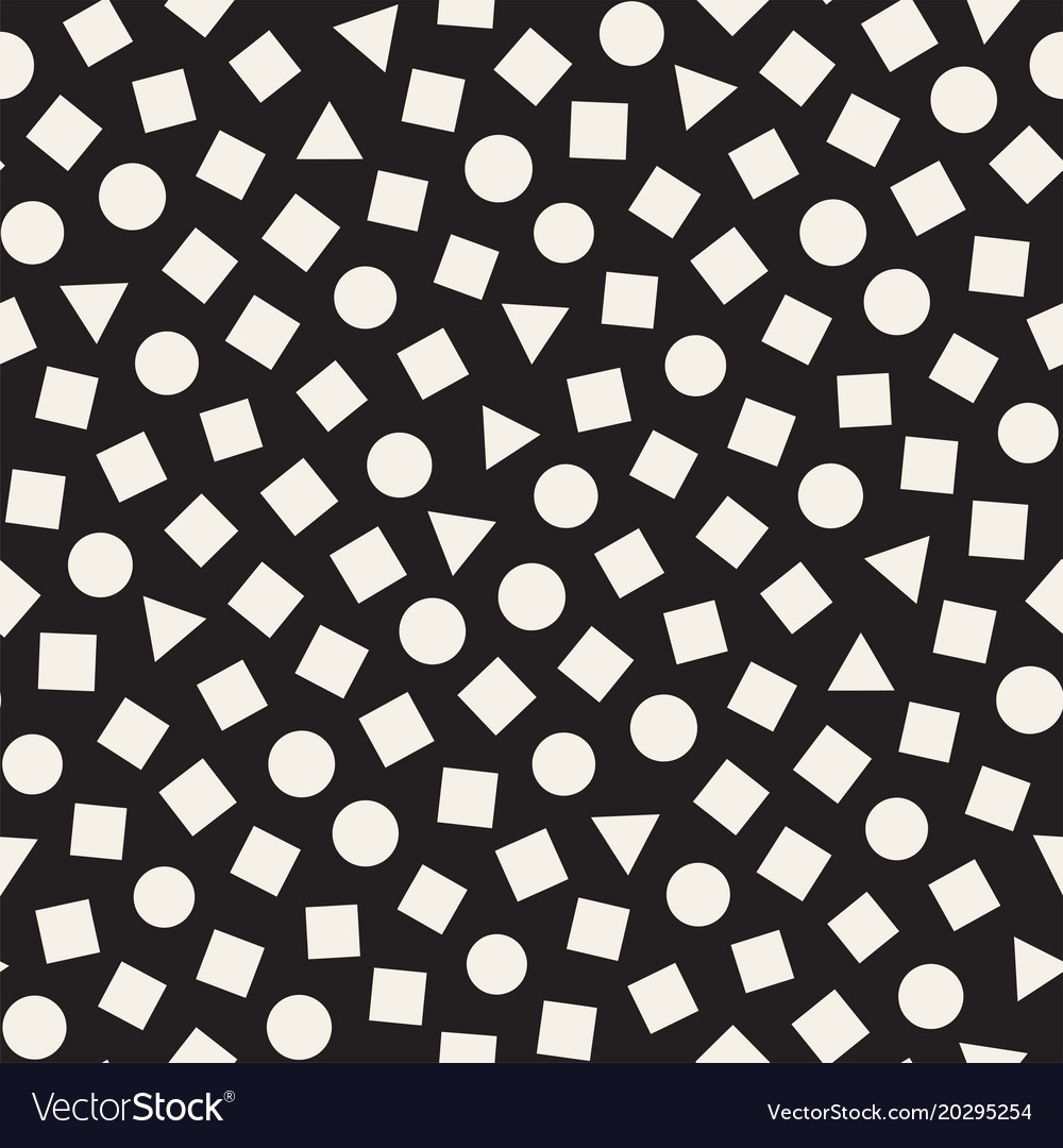 Seamless chaotic patterns randomly scattered