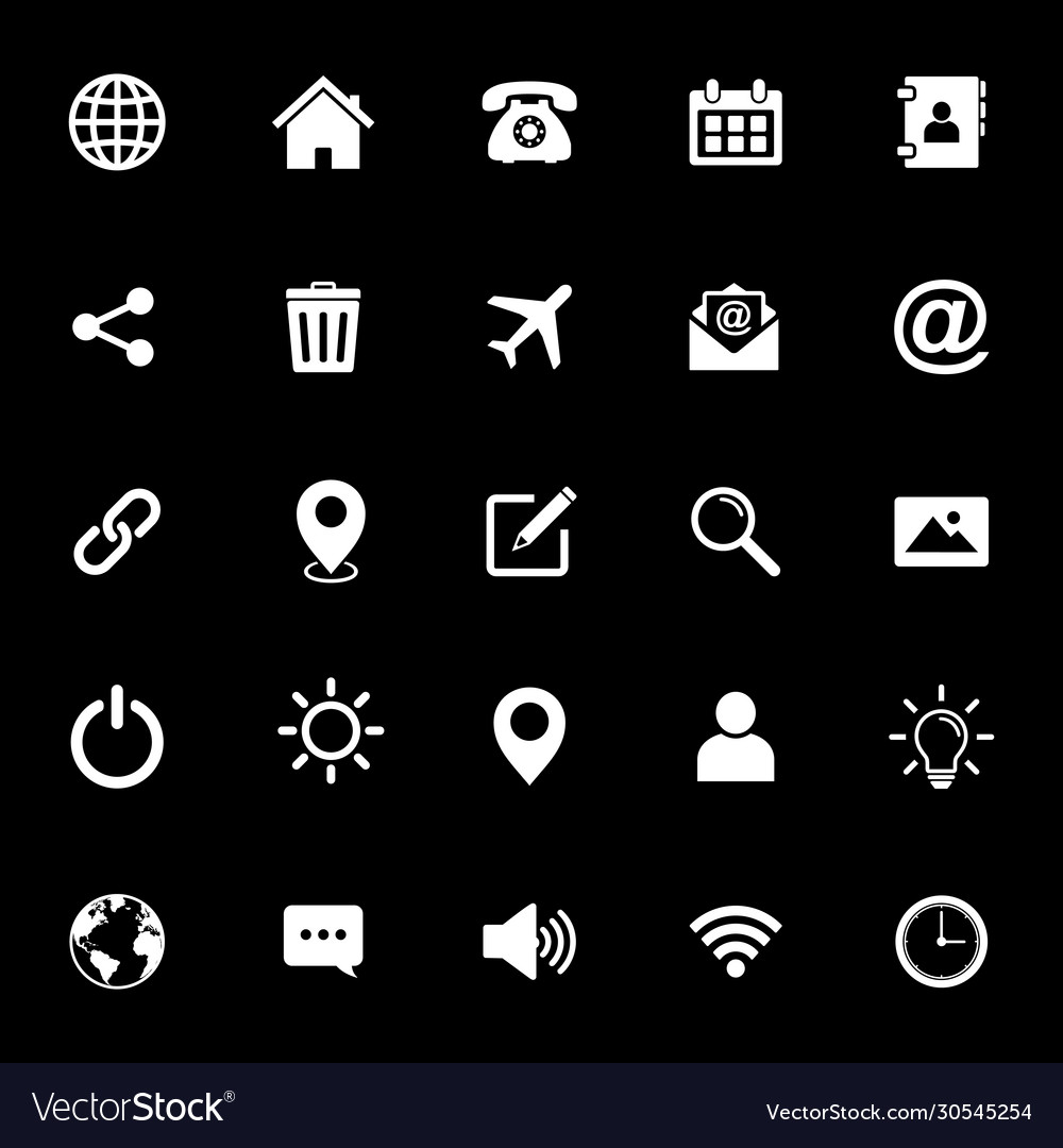 Website icon set web symbol
