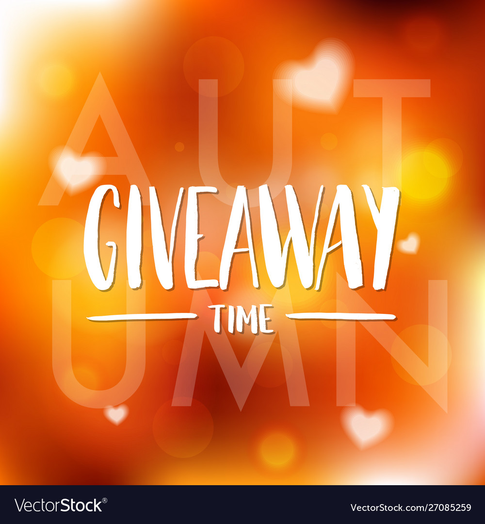 Autumn Giveaway Poster
