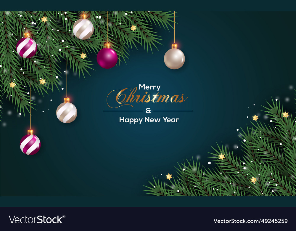 Christmas background design Royalty Free Vector Image