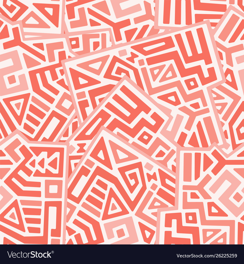 Creative geometric seamless pattern