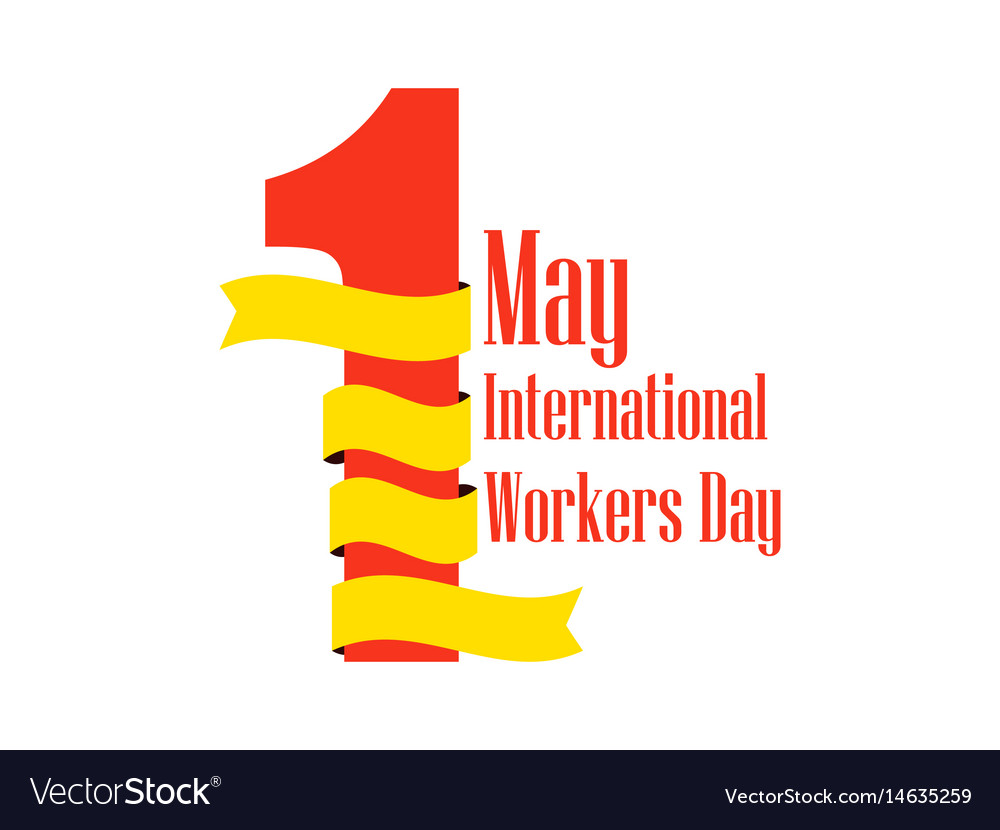 International workers day labour 1st of may Vector Image