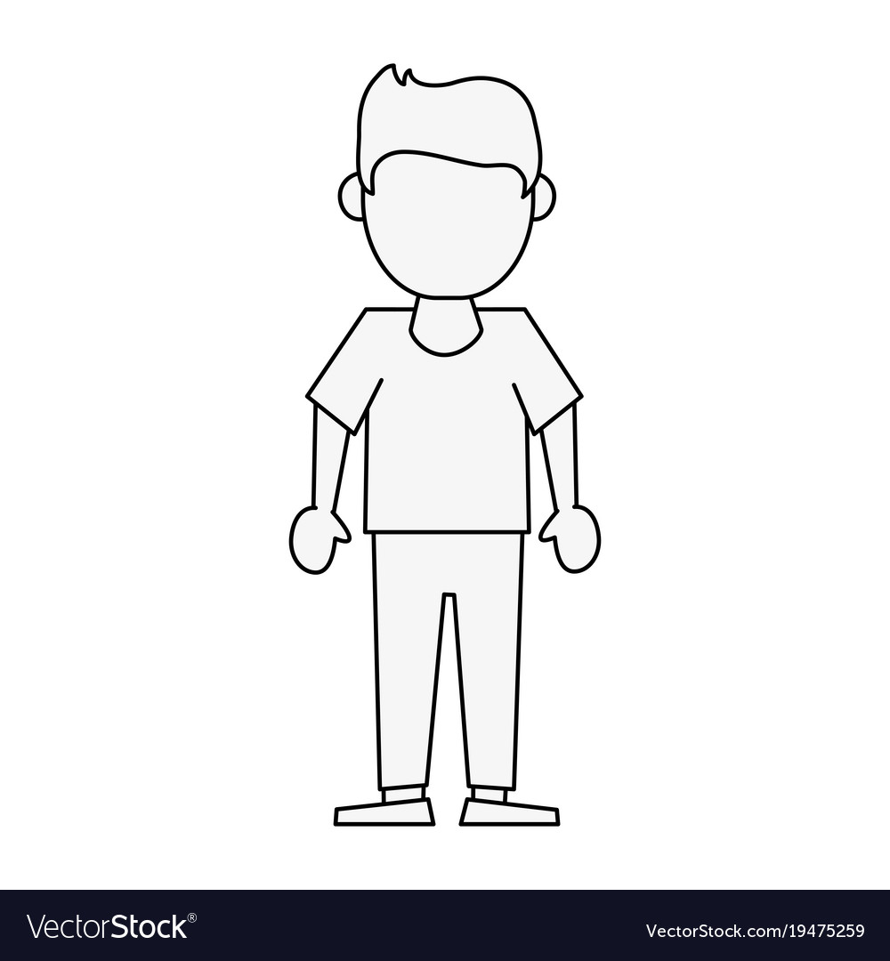 Man avatar cartoon Royalty Free Vector Image - VectorStock