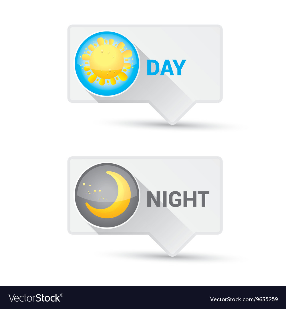 Sun and moon in sky day night