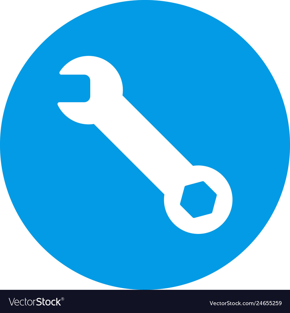 Wrench icon Royalty Free Vector Image - VectorStock