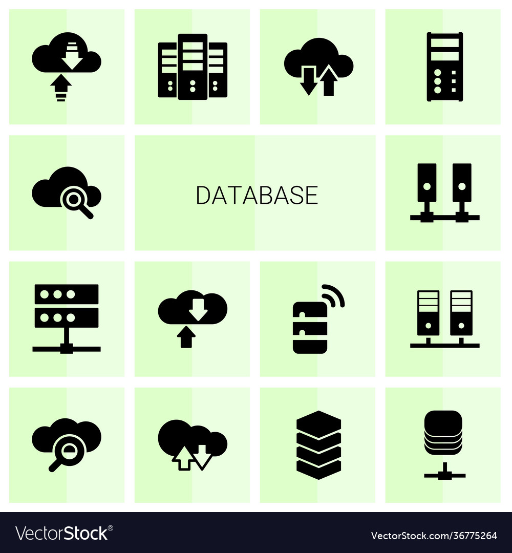 14 database icons