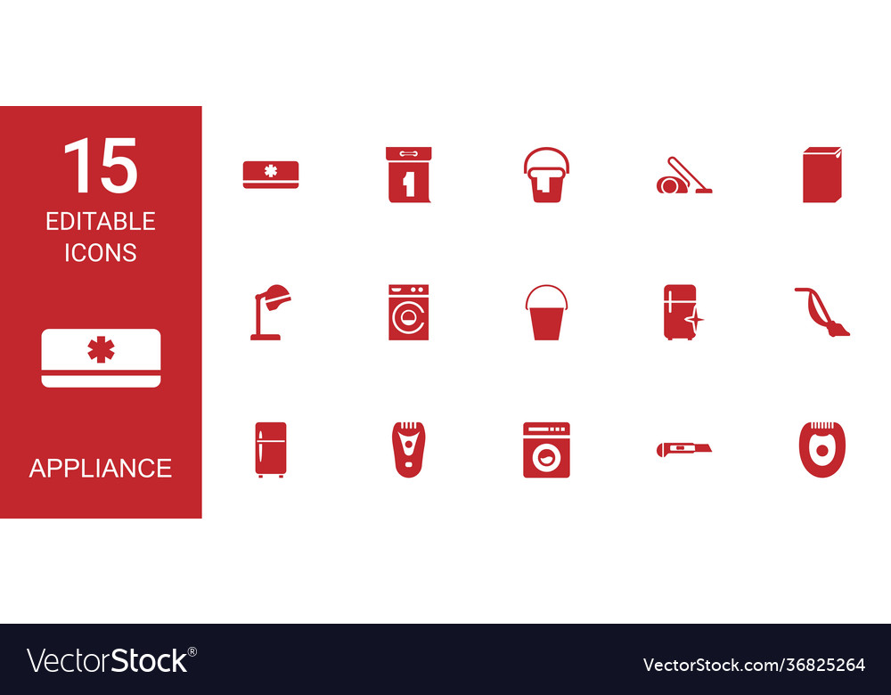 Appliance icons