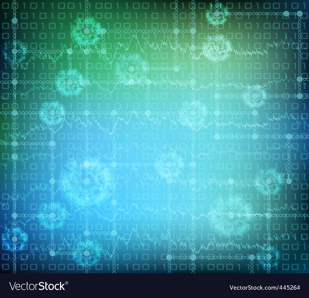 Binary Circle Background