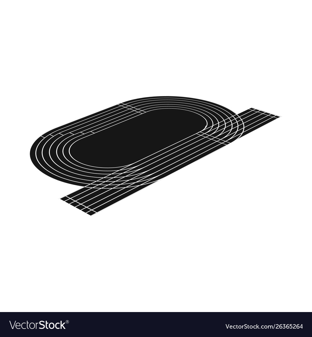 Isolated object field and athletic icon set