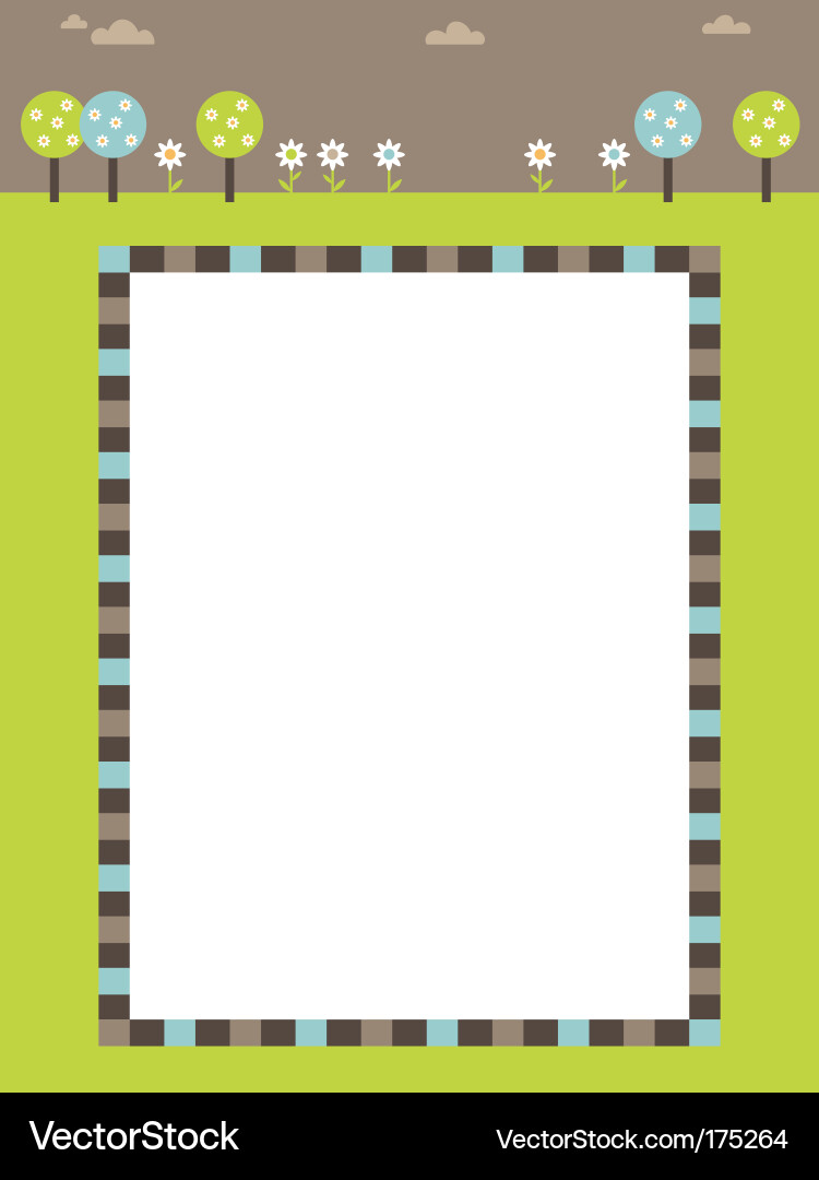 Nature frame Royalty Free Vector Image - VectorStock