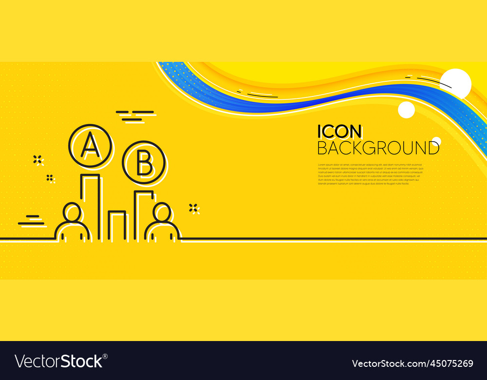 Ab Prüfung Linie Icon ui Test Chart Sign minimal vector image Ab Prüfung Linie Icon ui Test Chart Sign minimal