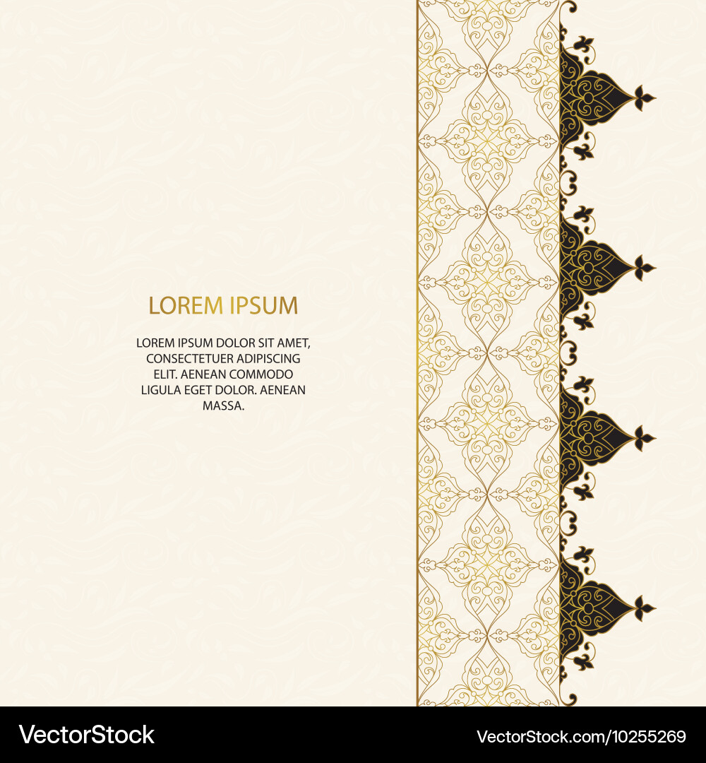 Decorative frame Royalty Free Vector Image - VectorStock