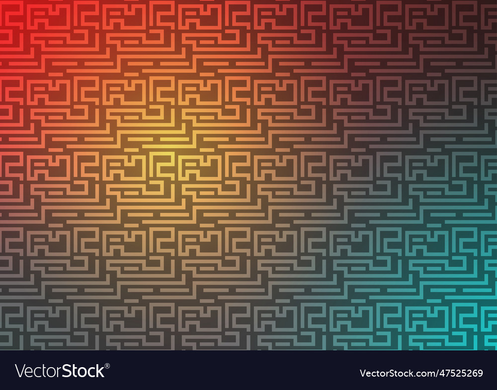 Red geometric technology pattern line gradient vector image Red geometric technology pattern line gradient