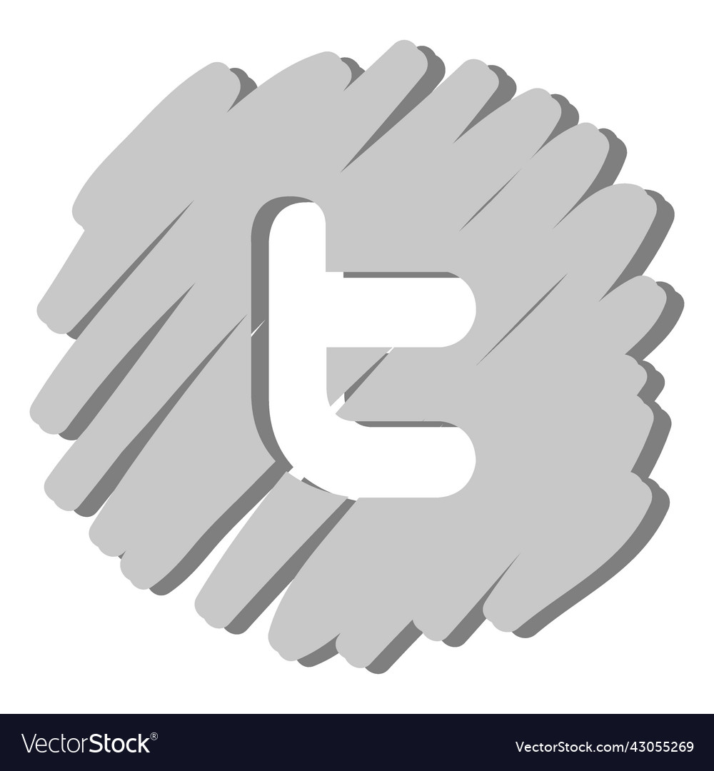 Twitter verzerrtes Symbol