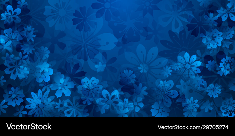Background flowers Royalty Free Vector Image - VectorStock