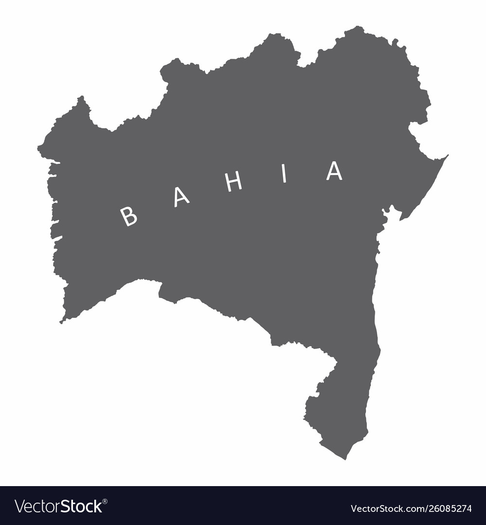 Bahia state map