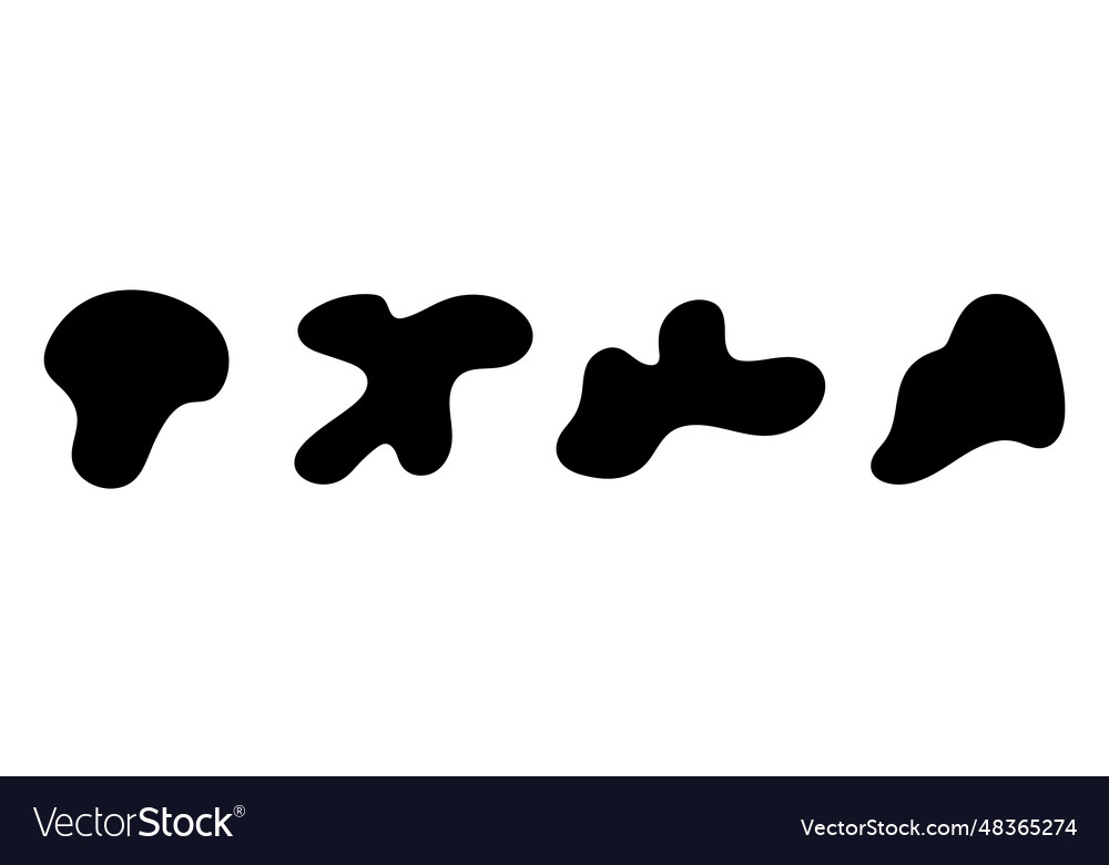 Blob shape with organic feel abstract irregular