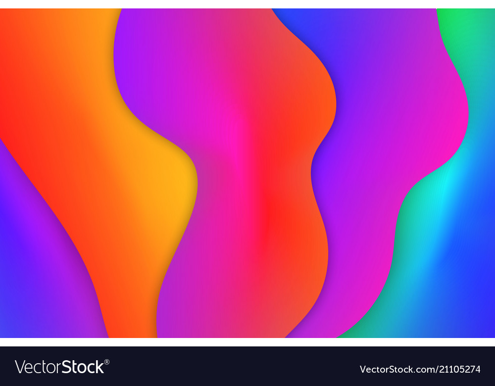 Fluid Gradient Shapes Background