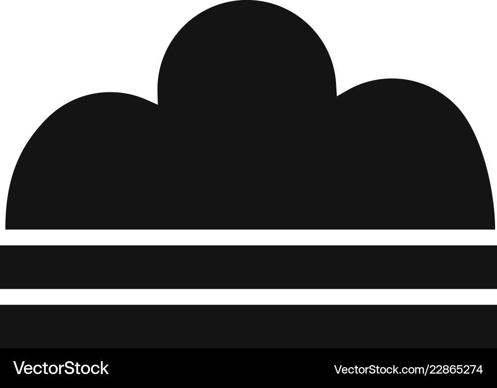 Fog icon Royalty Free Vector Image - VectorStock