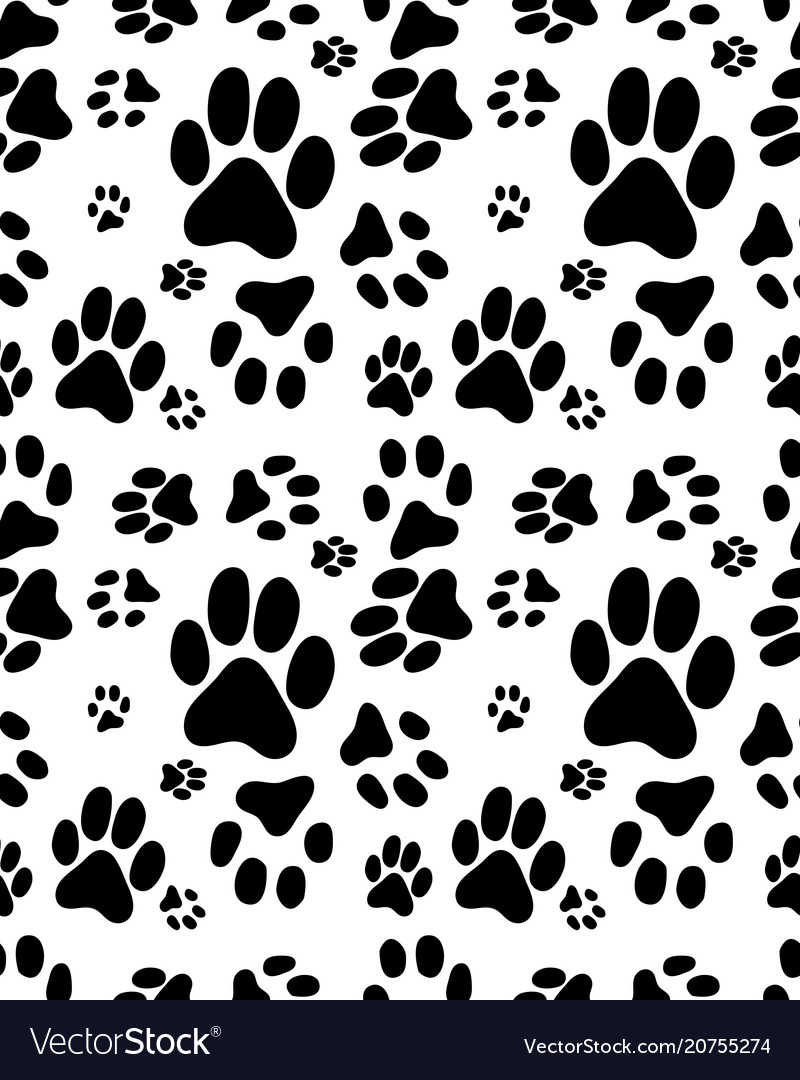 Print of cats paws Royalty Free Vector Image - VectorStock