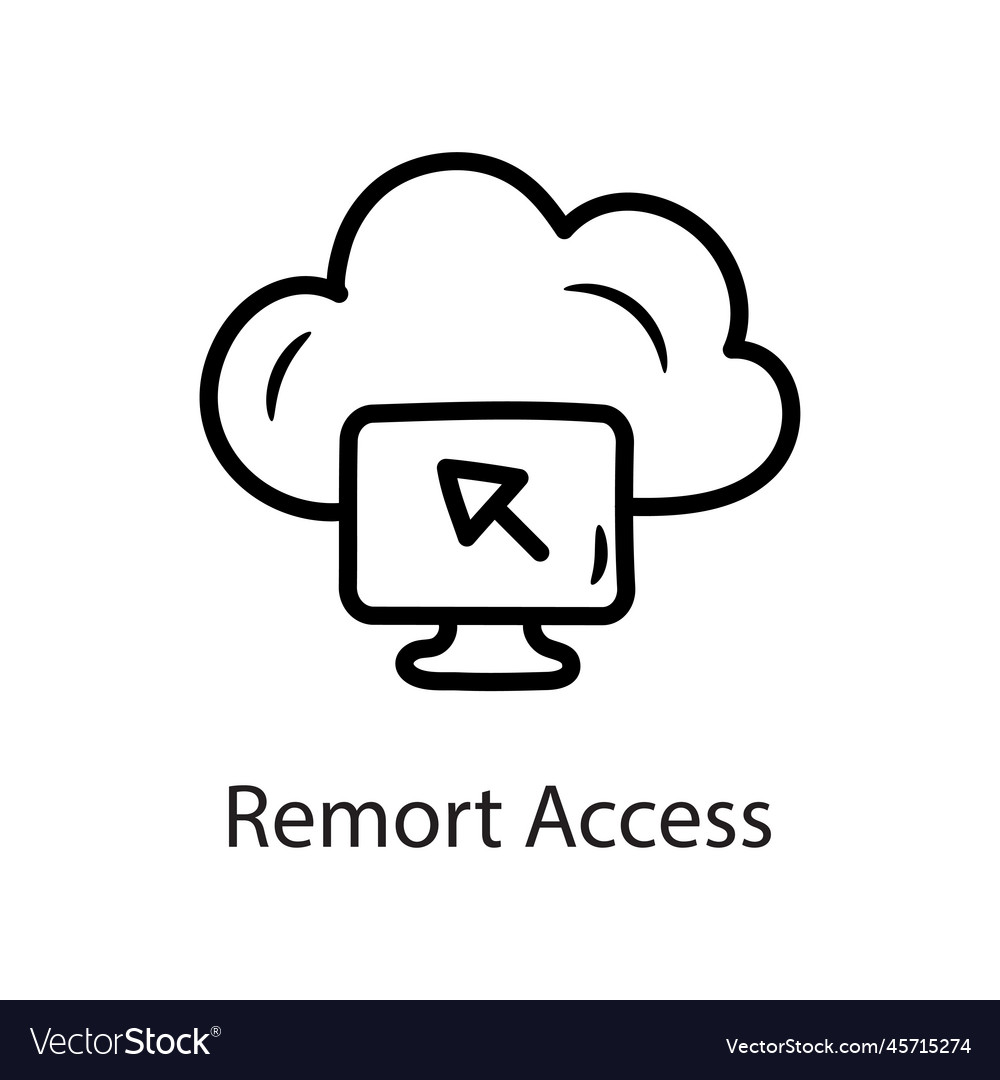 Icon Design von Remote Access