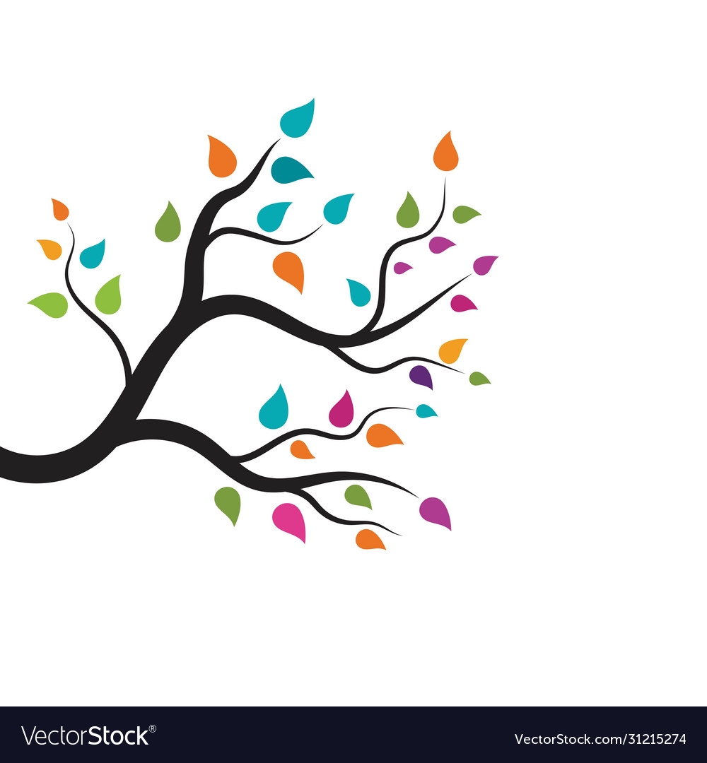 Tree branch design vector image Tree branch design