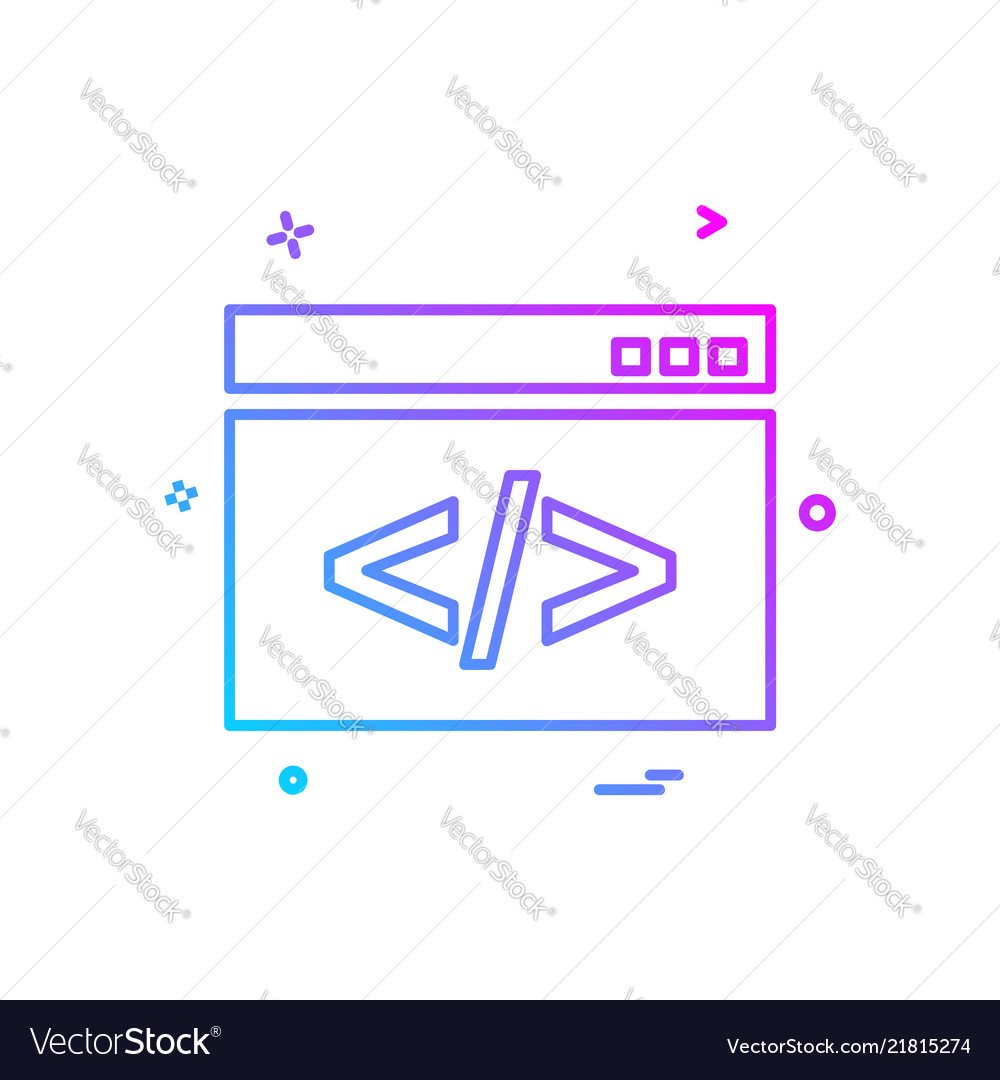 Web layout icon design