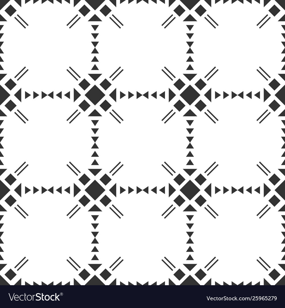 Schwarze und weiße nahtlose Muster aztec abstrakt