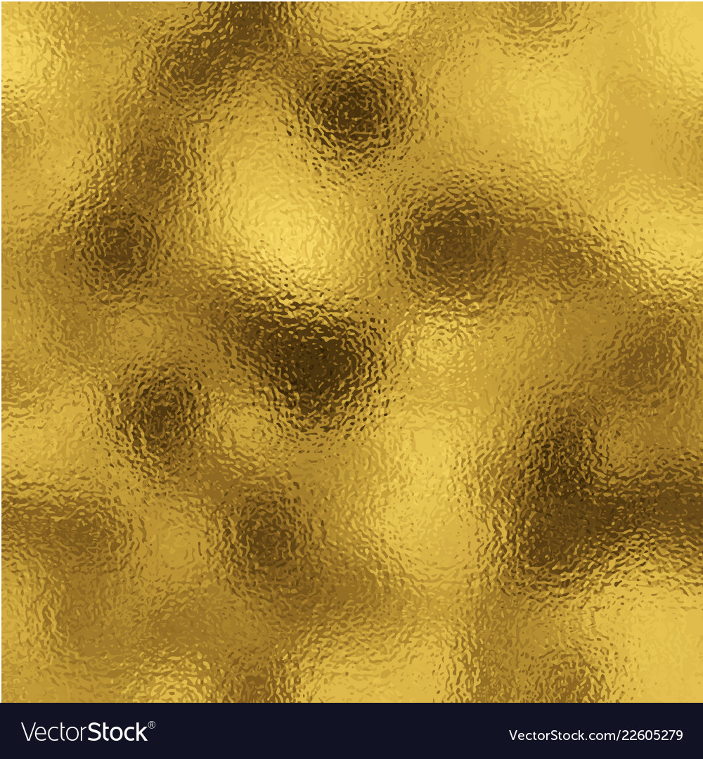 Gold foil background Royalty Free Vector Image