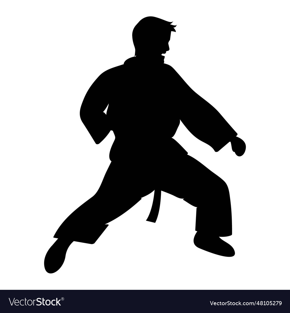 Karate design Royalty Free Vector Image - VectorStock