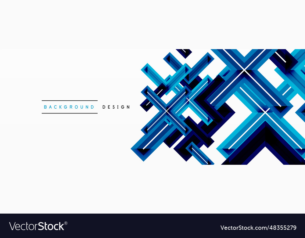 Minimal geometric background cross line design