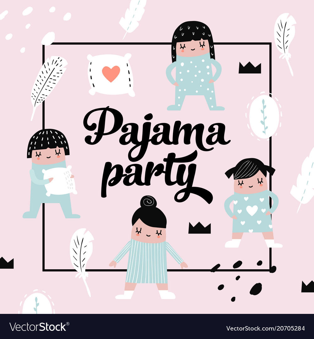 Pajama party templates