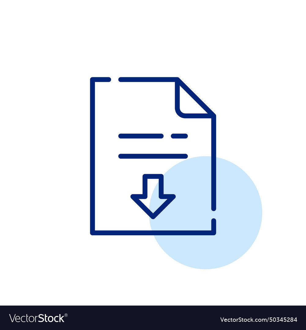 Downloading text file on your computer pixel vector image Downloading text file on your computer pixel