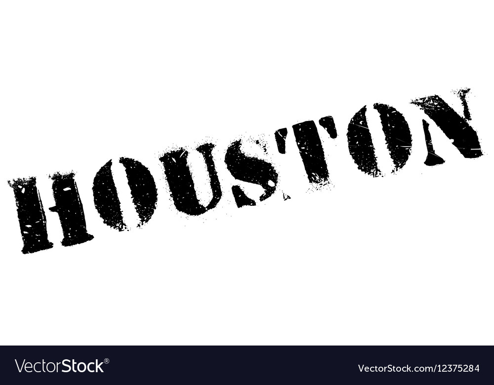 Houston stamp rubber grunge Royalty Free Vector Image
