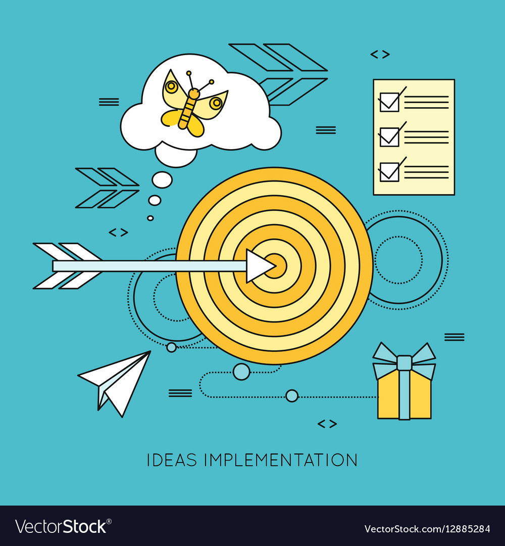 Ideas implementation background in flat