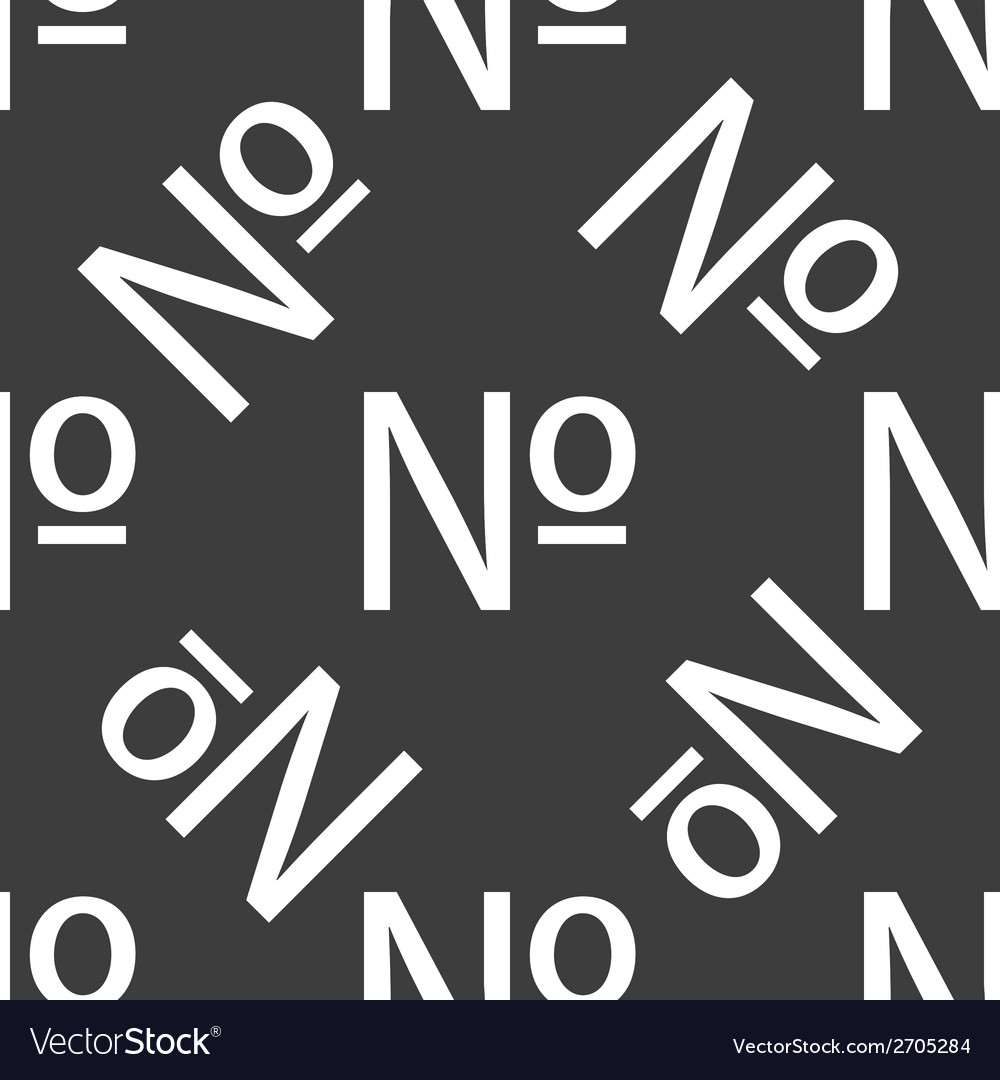 Number web icon flat design seamless pattern