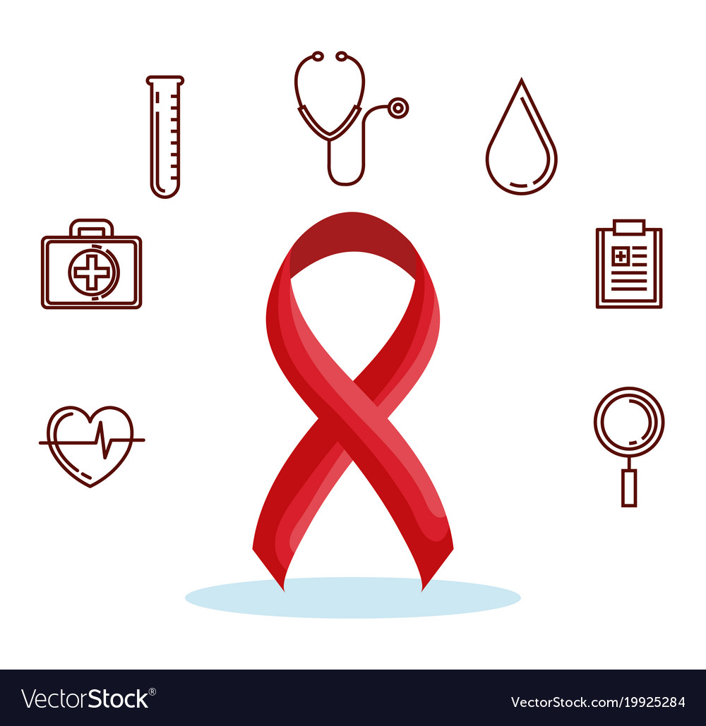 World hemophilia day set icons Royalty Free Vector Image