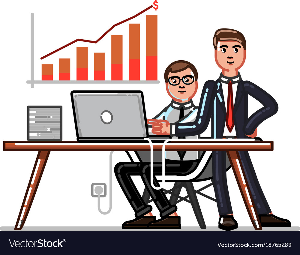 Business sketch man Royalty Free Vector Image - VectorStock