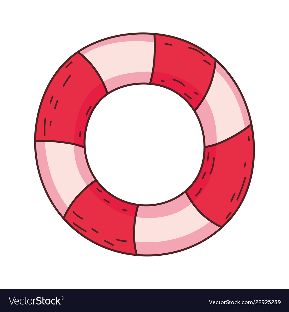 Float lifeguard isolated icon