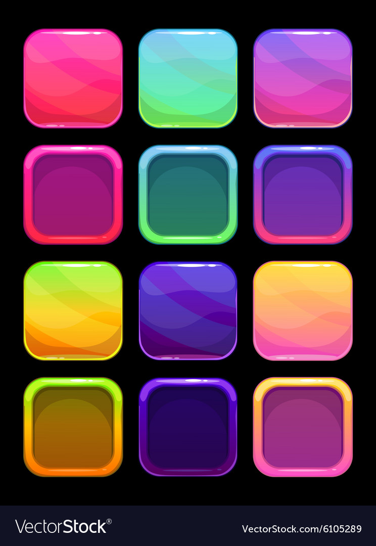 Modern UI Button Set