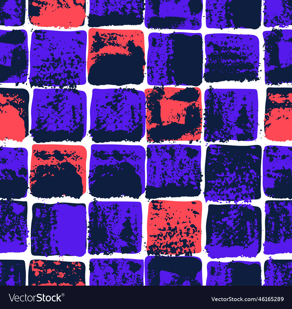 Old aged tiles seamless background rusty grunge vector image Old aged tiles seamless background rusty grunge