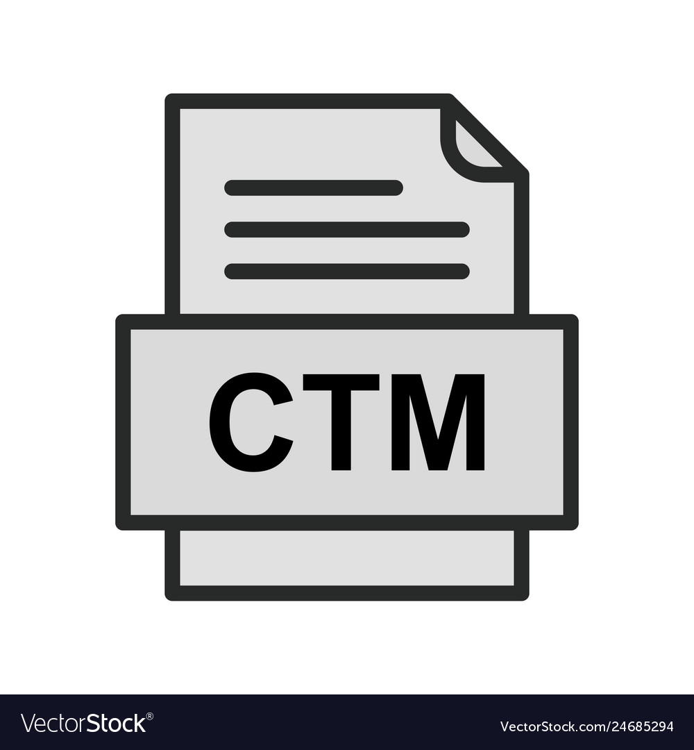 Ctm file document icon