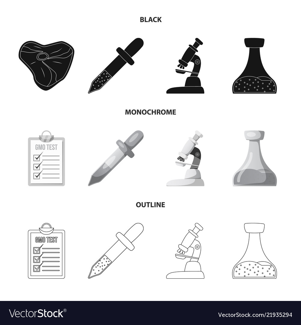 Isolated object of and icon collection vector image Isolated object of and icon collection
